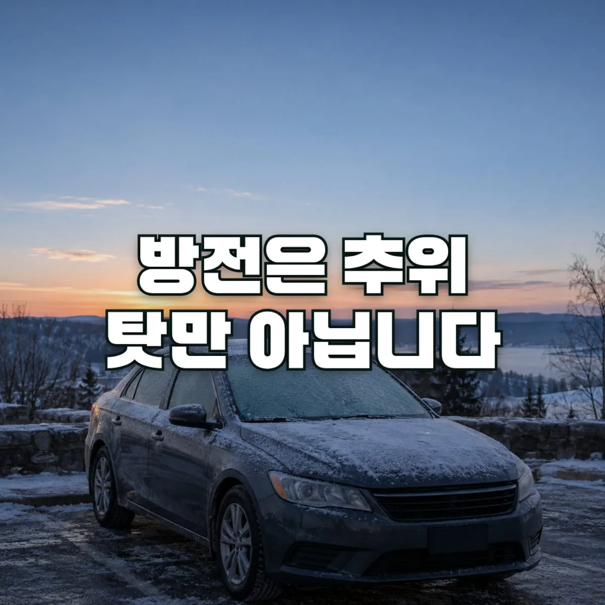 자동차 배터리 방전, 겨울 아침에 유독 잦은 이유 표지