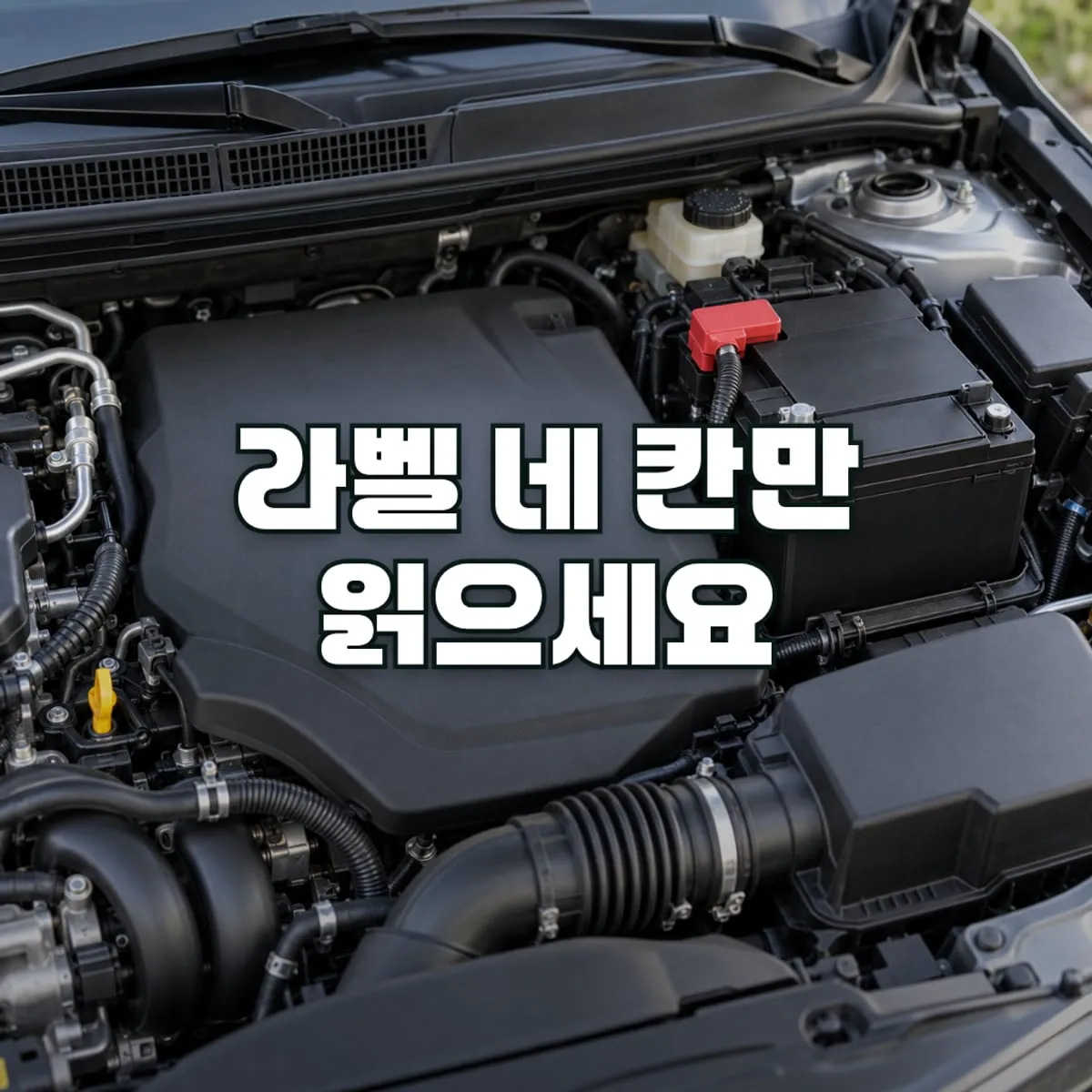 자동차 배터리 규격 읽는 법, 숫자와 알파벳의 뜻 표지